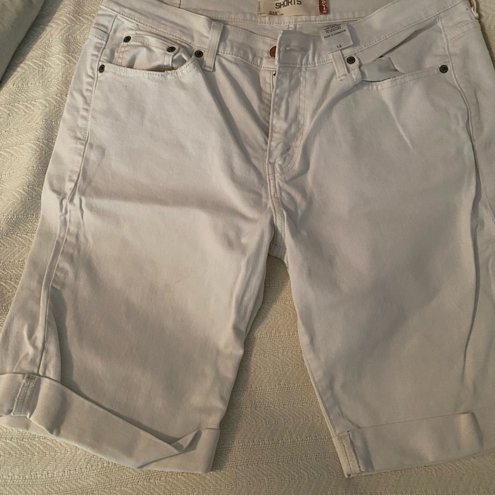 Levi's White 515™ Shorts - Women's Size 12